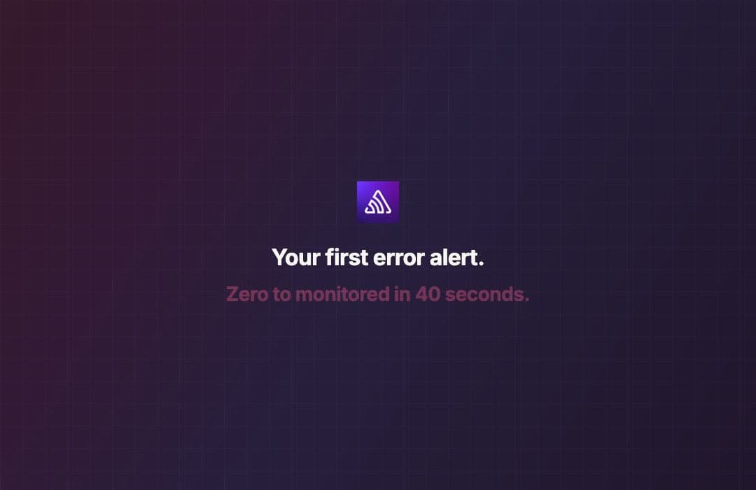 Onboarding Walkthrough: Error Monitoring